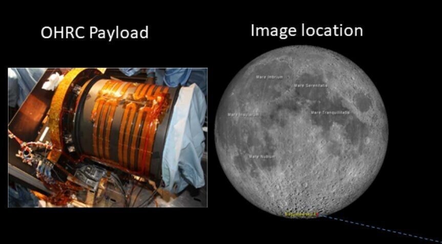 चंद्रमा की सतह की तस्वीरे आई सामने, चंद्रयान-2 के ऑर्बिटर ने ISRO को भेजी 1