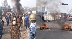 Police and students clash in Begusarai, more than a dozen people injured