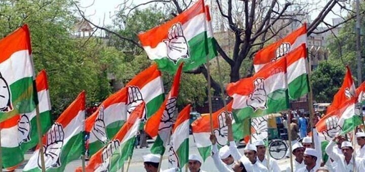कांग्रेस पार्टी ने मनाया अपना 135 वां स्थापना दिवस