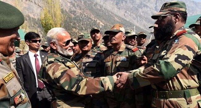 PM Modi tweeted Indian soldiers on Army Day