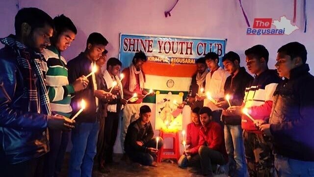 साइन युथ क्लब किरतपुर ने पुलवामा शहीदों को श्रद्धांजलि दी