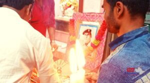 Shri Vishwabandhu Library pays tribute to Shaheed Pintu Singh on the first martyrdom day