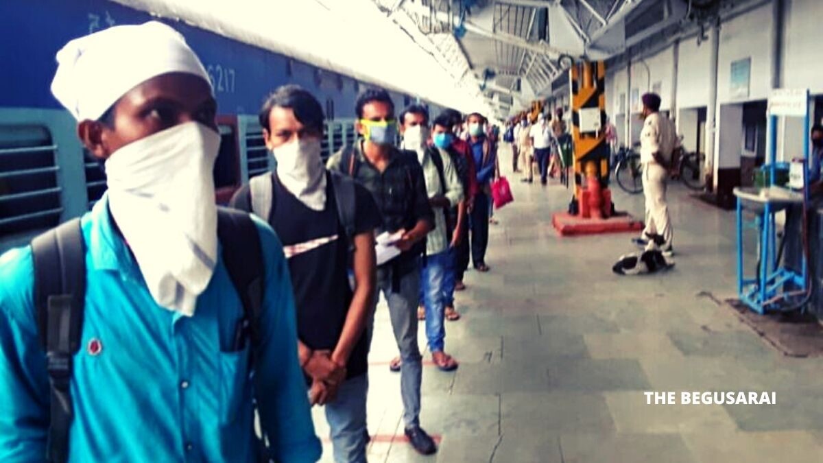 Homecoming continues - 1040 migrant workers from Kerala reach Barauni by special train