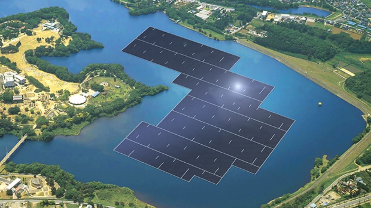 Floating Solar Plant Bihar