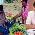 Senior IAS Selling Vegetable