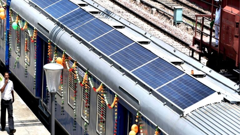Indian Railway run on solar power