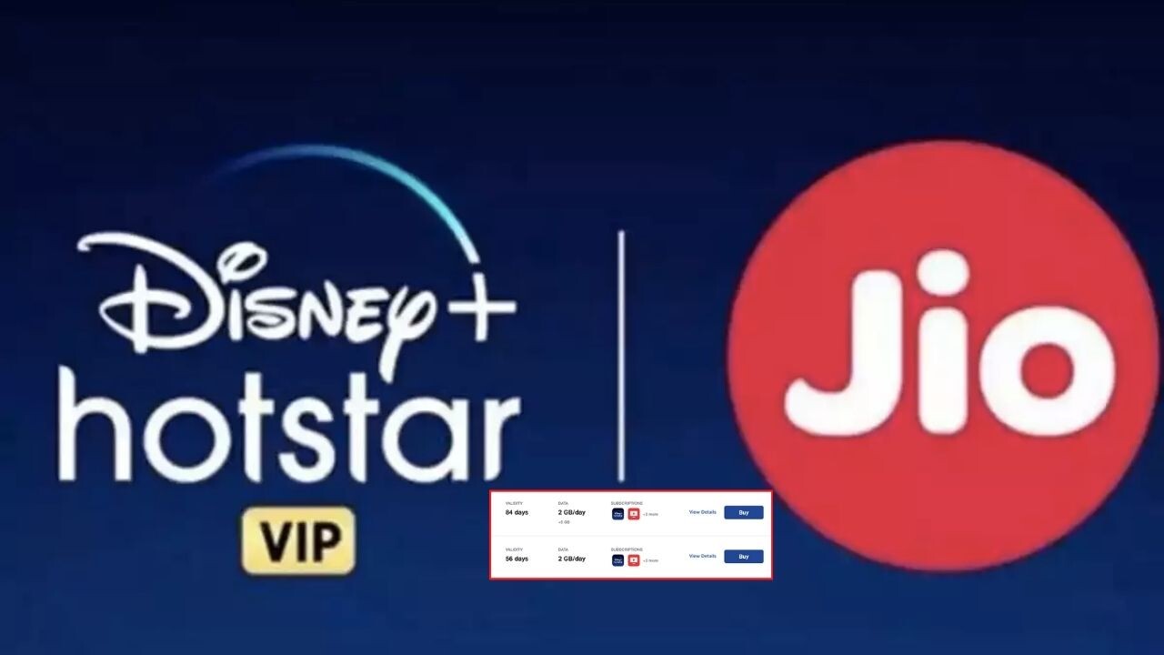 Jio Plan Disney+Hotstar
