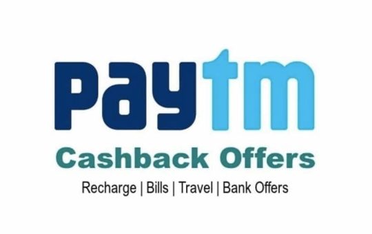 Paytm Cashback offer
