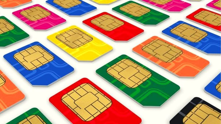 Which sim card have which information