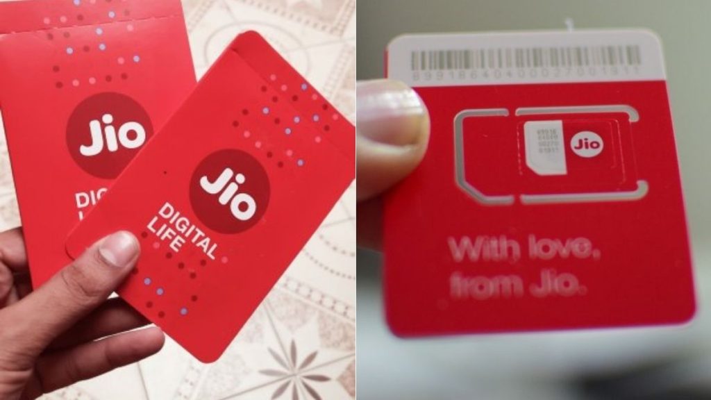 JIO User sim cards