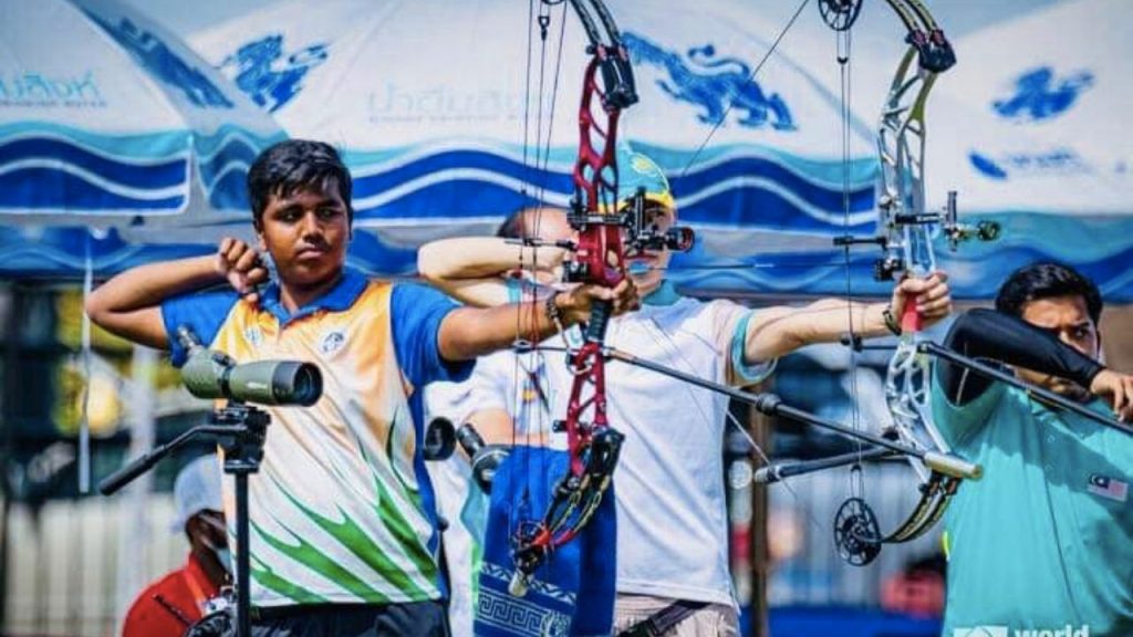 Priyansh won the Asia Cup Archery
