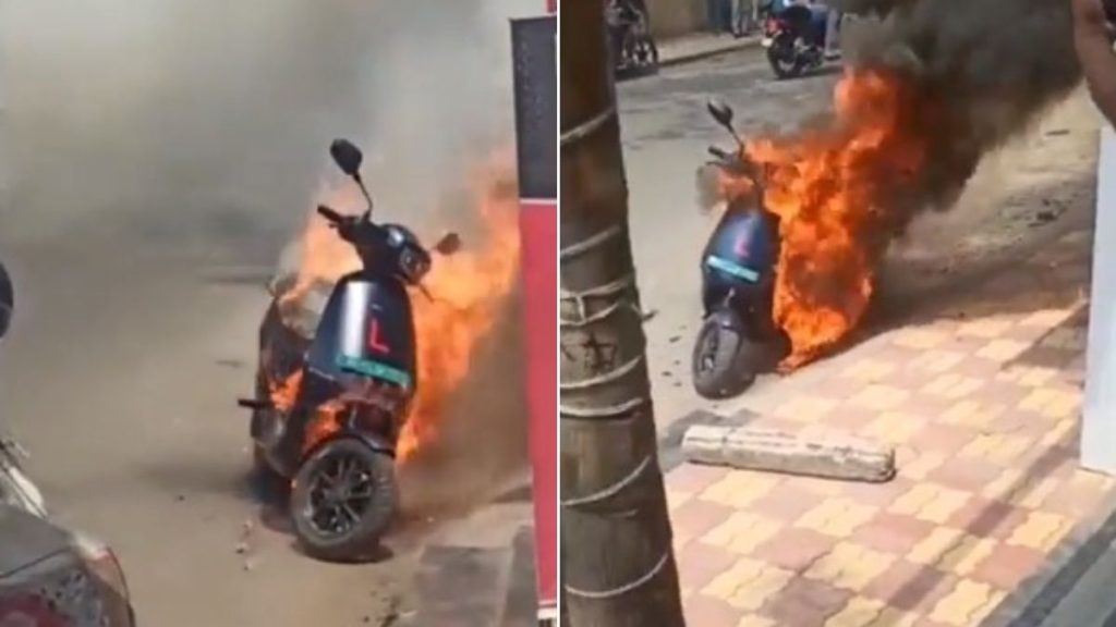 ola burning video