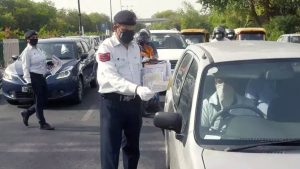 Traffic challan of 10 thousand rupees