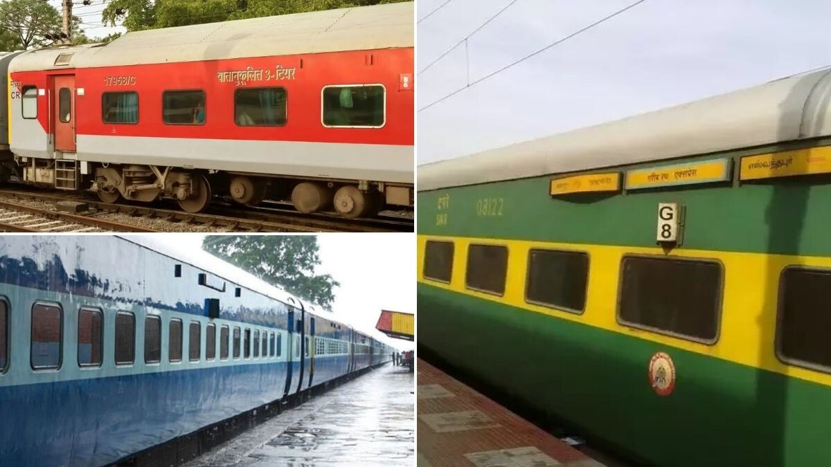 coach train Indian Railway