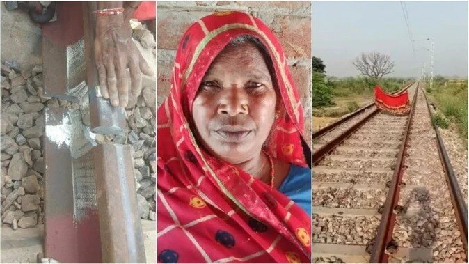 पटरी टूटा देख महिला ने रेलवे ट्रैक पर लाल साड़ी लहराकर टाला Train हादसा, बचायी 150 लोगों की जान! 2