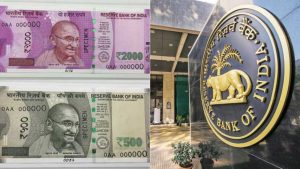 RBI 500 and 2000 note