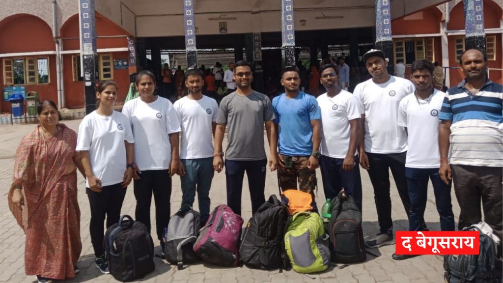 begusarai Judo players leave for Patna