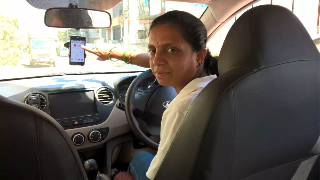 ola uber woman driver