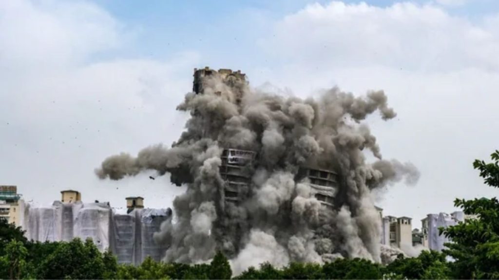 twin tower demolition