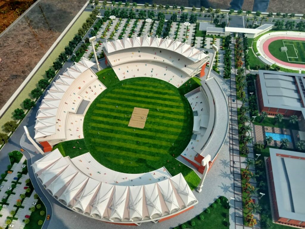 अब Bihar में लाइव देखेंगे क्रिकेट मैच, राजगीर में बन रहा है शानदार अंतरराष्ट्रीय क्रिकेट स्टेडियम.. 3