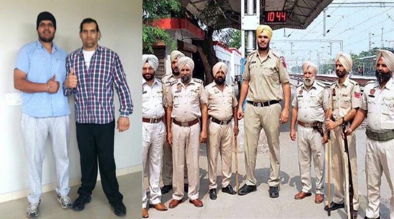 भारत में है दुनिया का सबसे लंबा पुलिस वाला, खली भी हैं हाइट में छोटे, जानिए - जगदीप सिंह की कहानी 1
