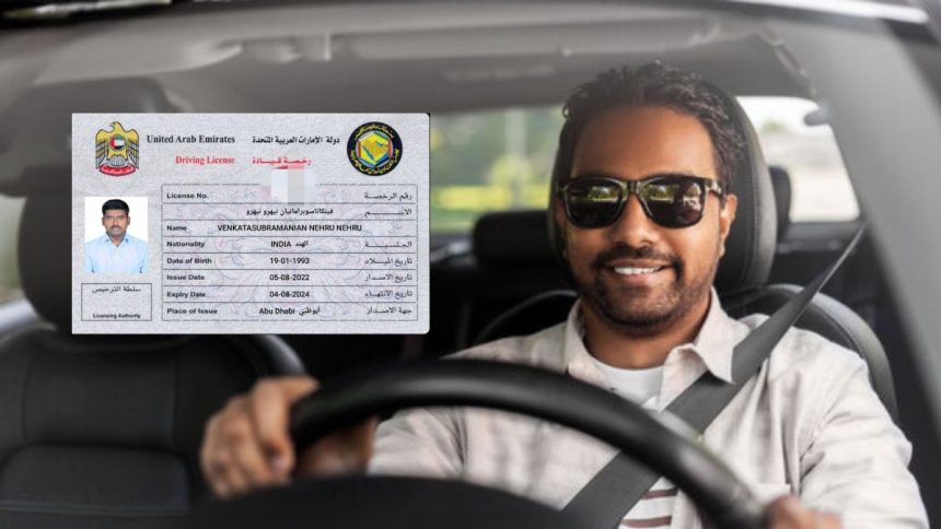 Indian expatriates also have a driving license in Dubai