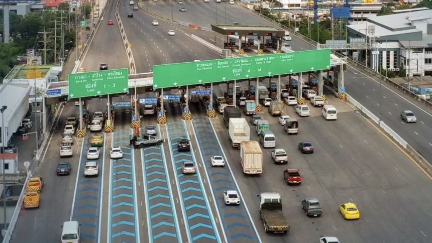 Barrier less toll system