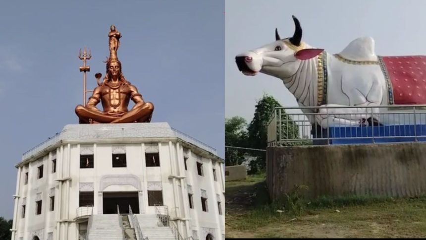 Narayan Sharma living in America built 162 feet high Shiva temple in Bihar