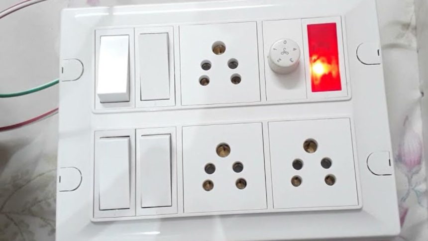 This red indicator on the switchboard