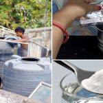 Give and clean smelly water tank like this