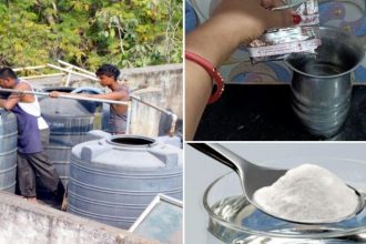 Give and clean smelly water tank like this