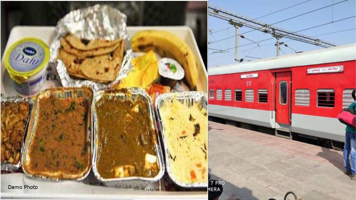 Now you will get a full meal in the train for Rs 20