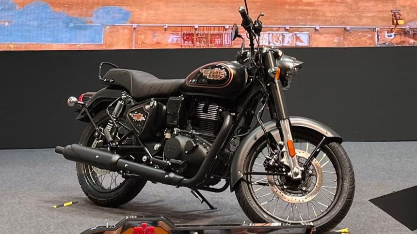 Royal Enfield has launched the next generation Bullet 350 in Black Gold