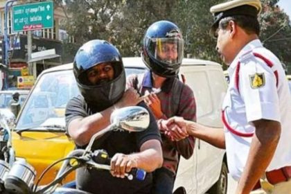A challan of ₹ 2000 will be issued even for wearing a helmet.