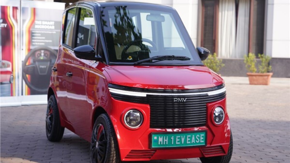 PMV EaS-E Electric Car is available for only Rs 5 lakh