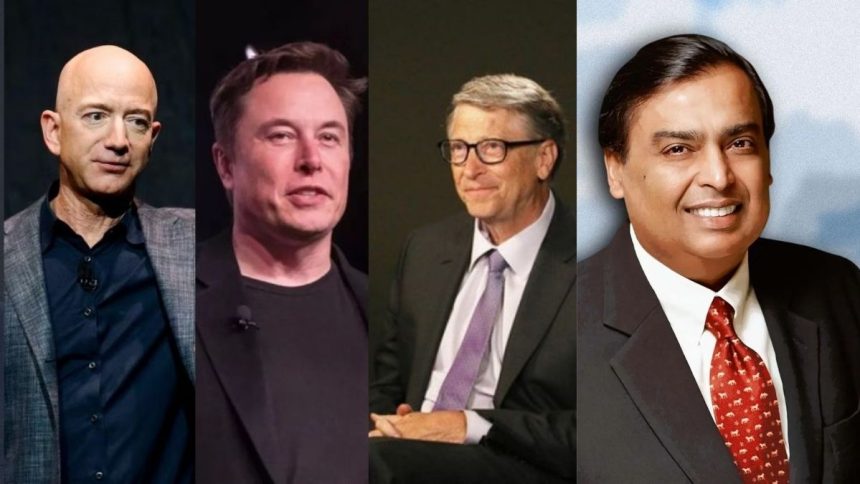 See the list of 10 richest people in the world