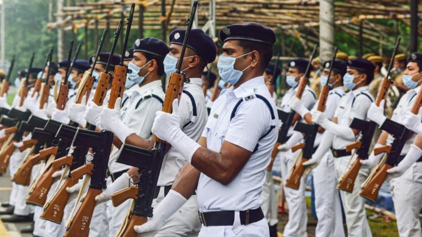 Why does Kolkata Police wear white uniform instead of khaki