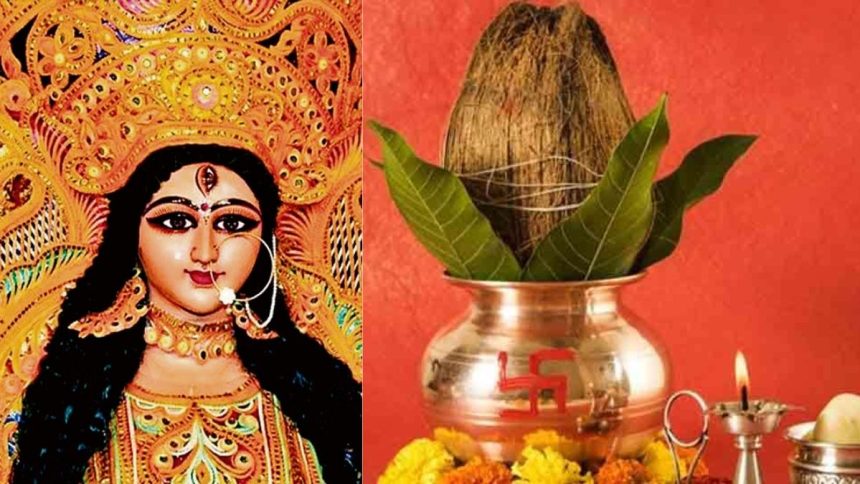 Why is Kalash established before Durga Puja