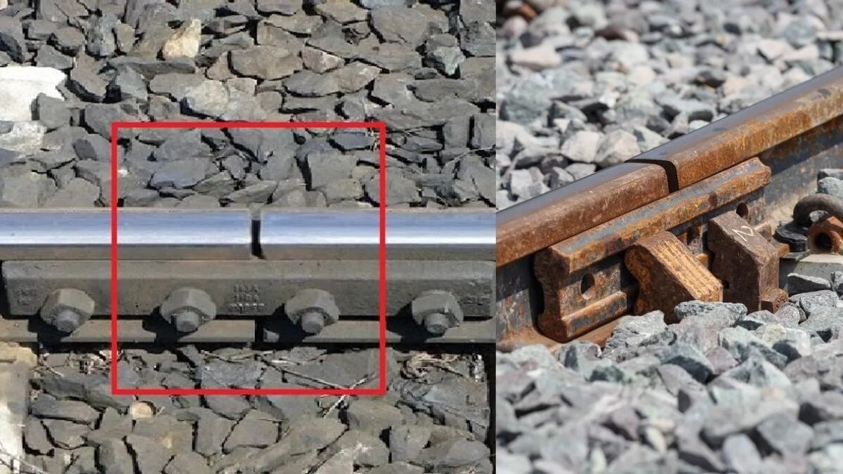 Why is this small gap left while connecting railway tracks