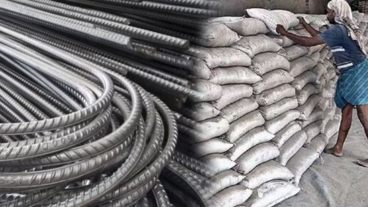 prices of cement and rebar