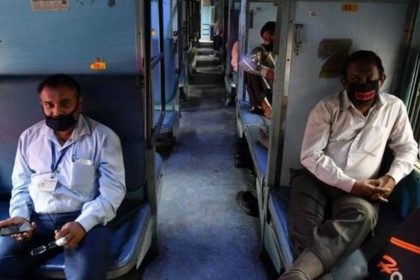 Illegal occupation of seat in train