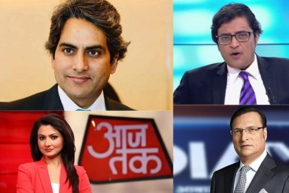 India's richest news anchor