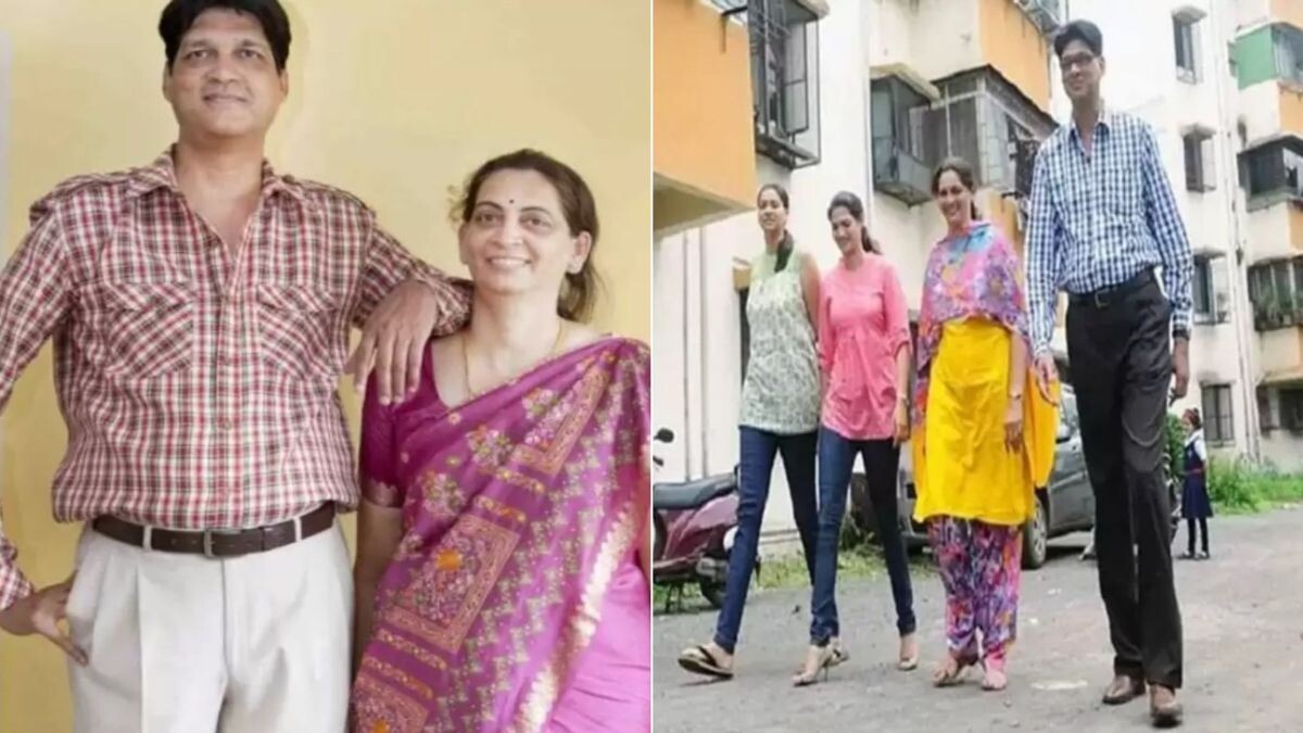 India's tallest family