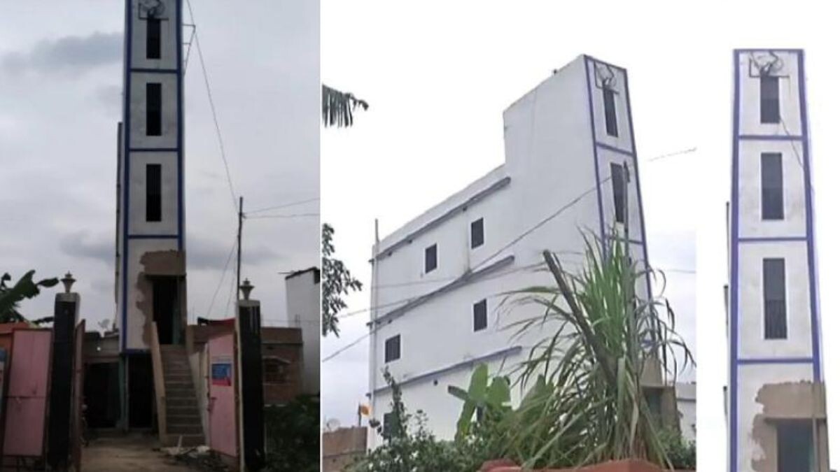 3 storey house built on 6 feet land in Bihar