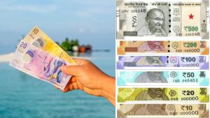 Difference between Maldivian and Indian currency