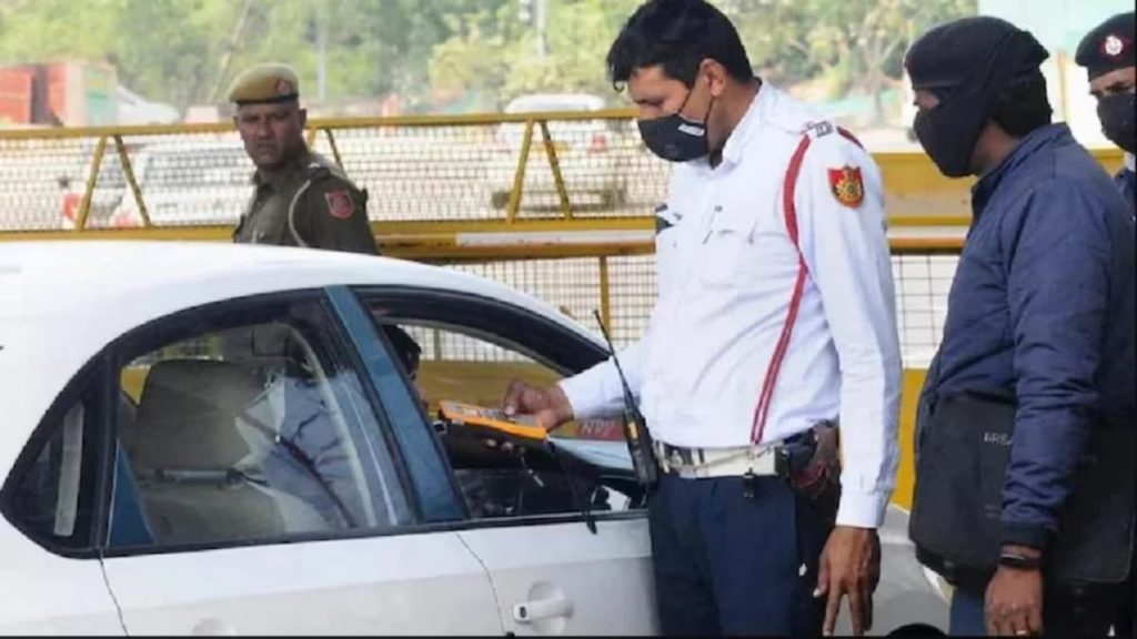 Traffic Police confiscated the license