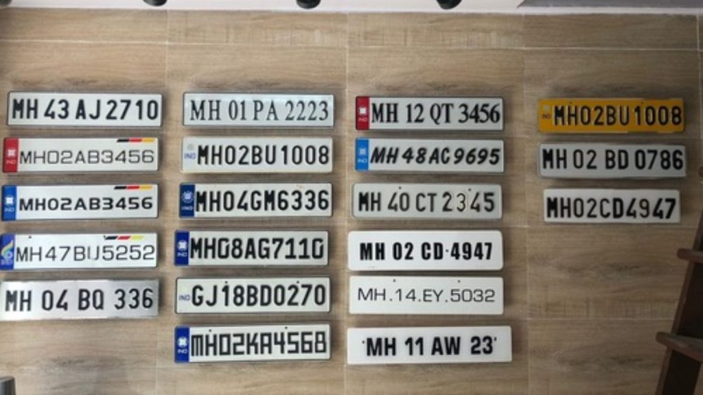 Type of Number Plate