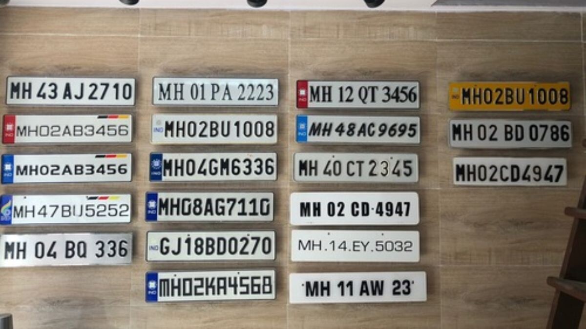 Type of Number Plate