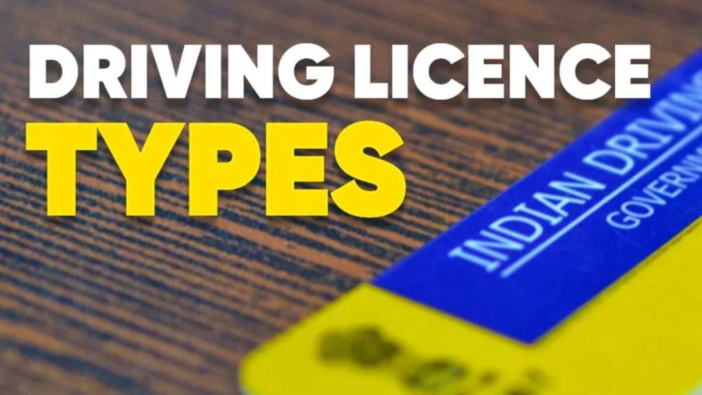 Types Of Driving Licenses