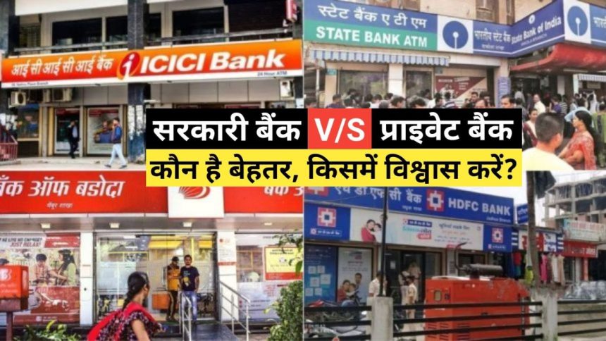 What is the difference between government and private banks